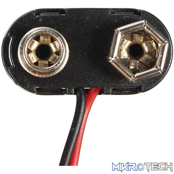 691620TVA_1 Tva - Pp3 Battery Clip T Type - Image 1