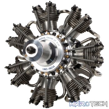 7-Cyl 77cc 4 Stroke Glow Radial Engine