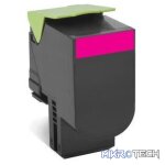 Lexmark 70C80M0 Magenta Toner Cartridge 1