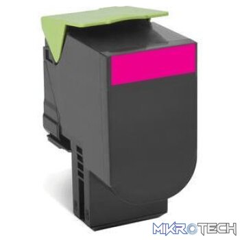 Lexmark 70C80M0 Magenta Toner Cartridge 1