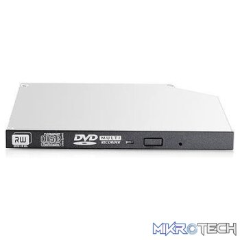 HPE 9.5mm SATA DVD-RW JackBlack Gen9 Optical Drive Optical Disc Drive Internal Black and Gray DVD Super Multi DL 726537-B21