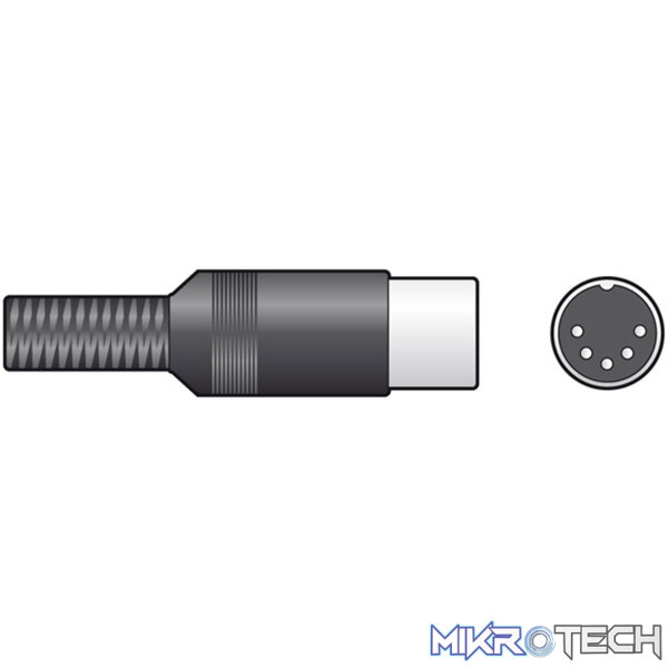755706TVA_1 Tva - 5 Pin Din Plug 180° - Image 1