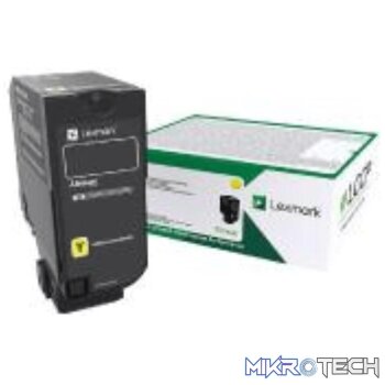 Lexmark CS/CX 727 CS728 Yellow Return Program Toner Cartridge 10