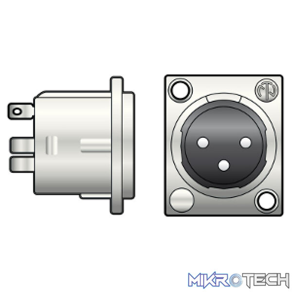 762396_LDI Neutrik - 3 Pin Xlr Chassis Plug - Image 1