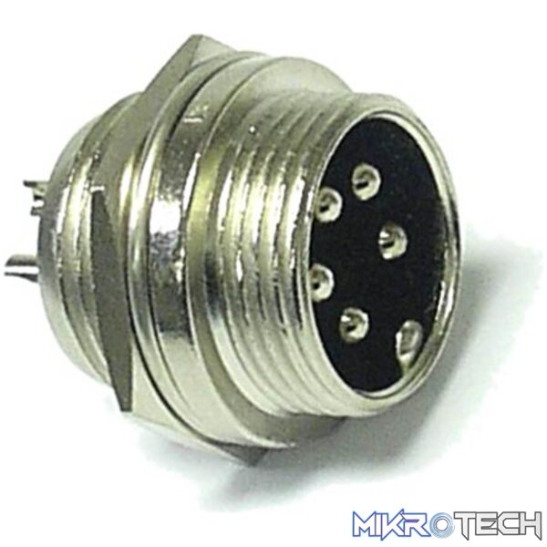 765168TVA_1 Tva - 8 Pin Chassis Mount Receptacle Nc-518 - Image 1