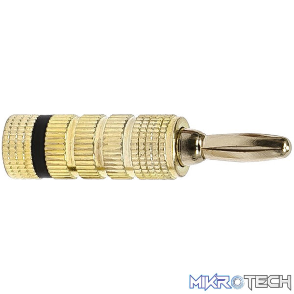 781128TVA_1 Tva - Banana Plug Hi-Quality All Gold - Image 1