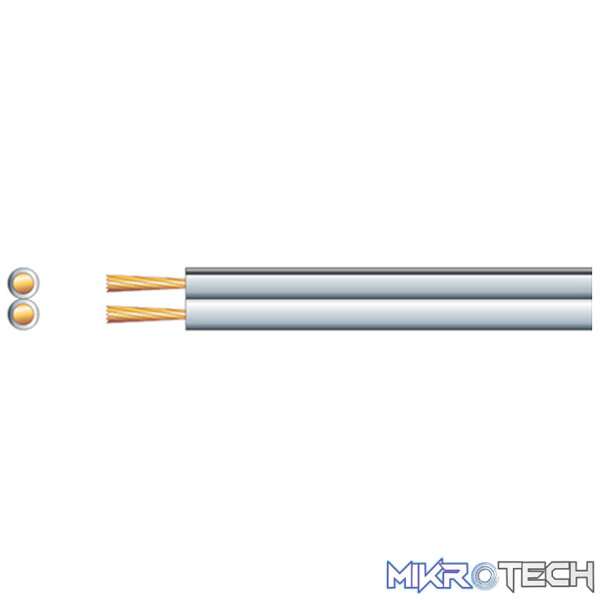801696FI_1 Filo - Figure 8 Speaker Cable White 2.5Mm 100M - Image 1