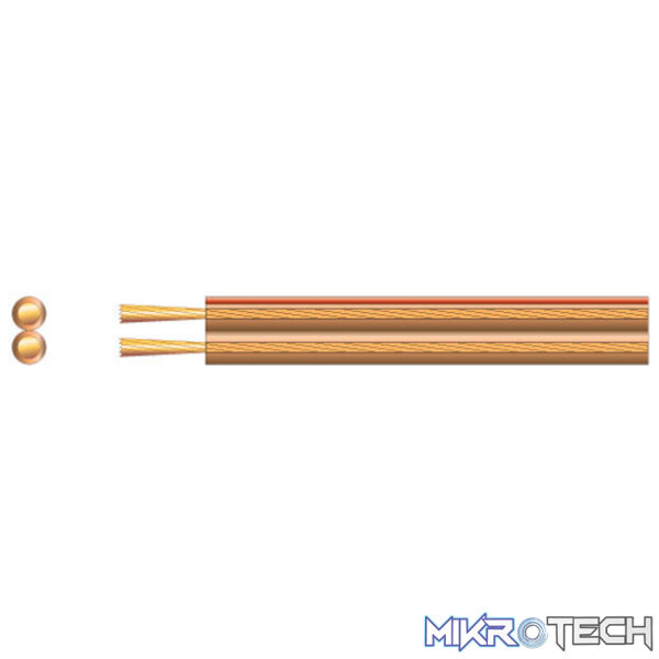 801885_LDI Filo - Figure 8 Speaker Cable Clear 1.0Mm 100M - Image 1
