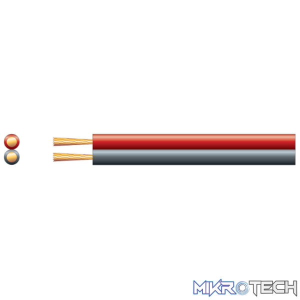 802368_LDI Filo - Figure 8 Speaker Cable Red/Black 0.75Mm 100M - Image 1