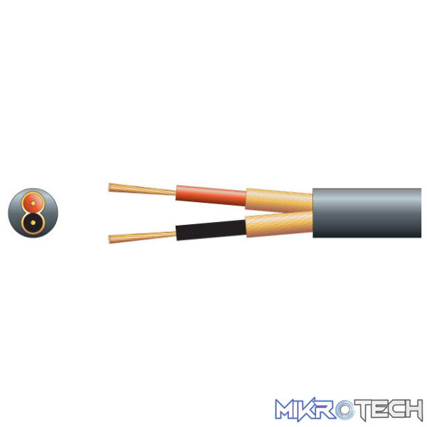 803680TVA_1 Filo - Microphone Cable 2Core Black - Image 1