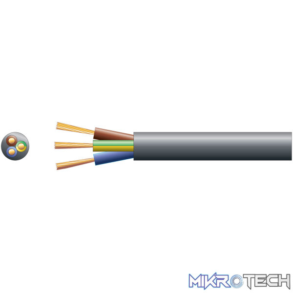 804401_LD1 Mercury - 2183Y 3 Core Round Pvc, 300/300V, Ho3Vv-F3, 6A - Image 1