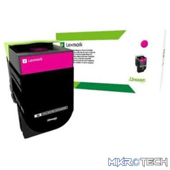 Lexmark 80C8HME Magenta Toner Cartridge 3