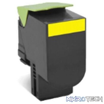 Lexmark 80C8XYE Yellow Toner Cartridge 4