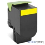 Lexmark 80C8XYE Yellow Toner Cartridge 4 - Image 2