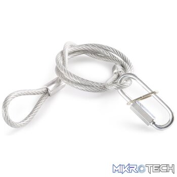 Beamz - Saf65 5Mm Steel Safety Cable 60Cm