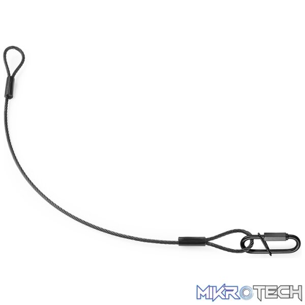 Beamz - Saf35 Safety Cable 35Cm X 3Mm 30Kg Black - Image 3