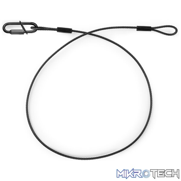 Beamz - Saf75 Safety Cable 75Cm X 3Mm 30Kg Black - Image 2