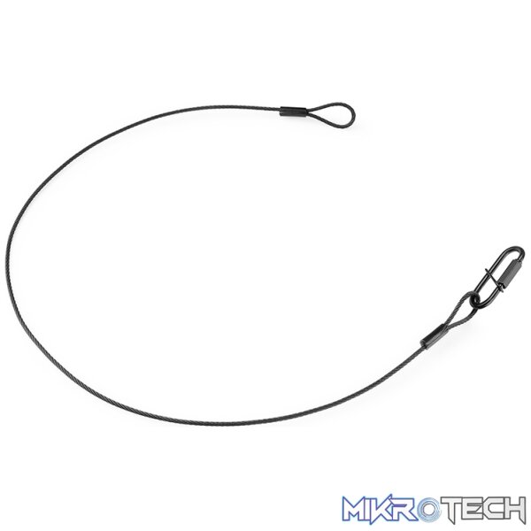 Beamz - Saf75 Safety Cable 75Cm X 3Mm 30Kg Black - Image 3