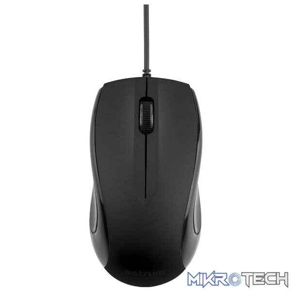 Astrum MU110 Wired Mouse Optical Black A82011-B - Image 2