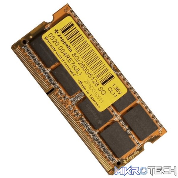8g-zep-2666so-ram-43157583429796 Astrum Zeppelin PC2666 8GB DDR4 2600 MHz SO-DIMM Memory Module 8G/ZEP/2666SO - Image 1