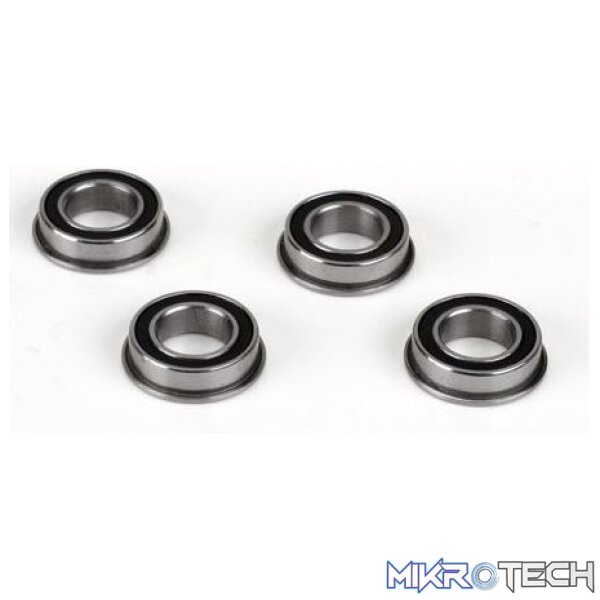 8x14x4 Flanged Rubber Seal Ball Bearing 8x14x4 Flanged Rubber Seal Ball Bearing