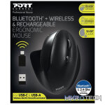 Port Designs Bluetooth Optical 1600 DPI Mouse 900706-BT - Image 2