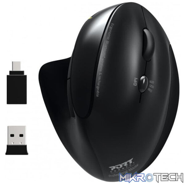 Port Designs Bluetooth Optical 1600 DPI Mouse 900706-BT - Image 9