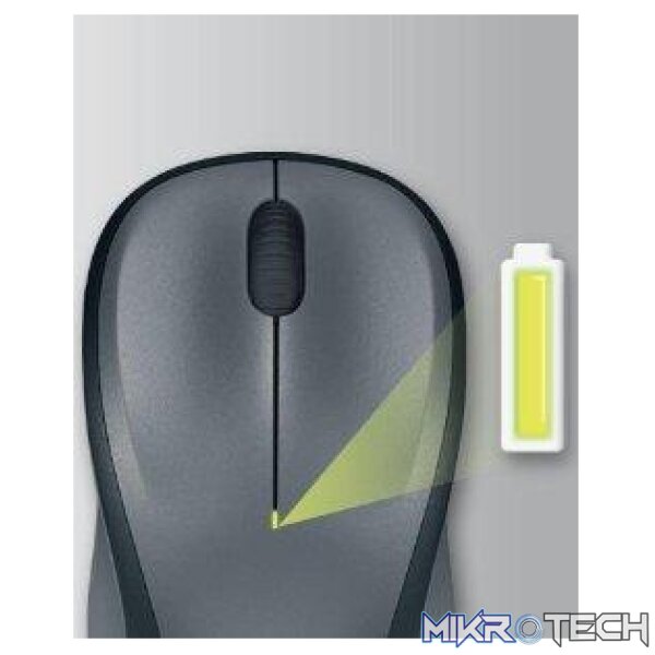 Logitech M235 Grey Wireless Mouse 910-002201 - Image 4