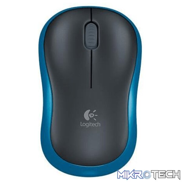 910-002236-mice-20697259835556 Logitech M185 Wireless Mouse - Blue 910-002236 - Image 1