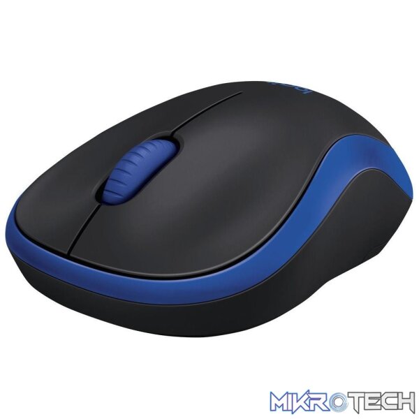 Logitech M185 Wireless Mouse - Blue 910-002236 - Image 2