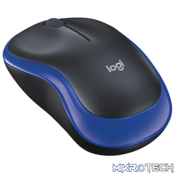 Logitech M185 Wireless Mouse - Blue 910-002236 - Image 3