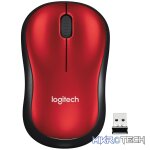 Logitech M185 Wireless Mouse - Red 910-002237