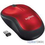 Logitech M185 Wireless Mouse - Red 910-002237 - Image 2