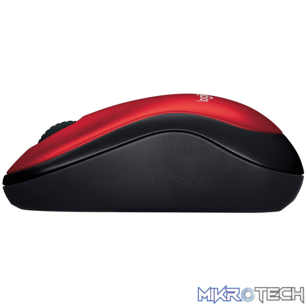 Logitech M185 Wireless Mouse - Red 910-002237 - Image 4