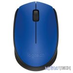 Logitech M171 Wireless Mouse Blue and Black 910-004640