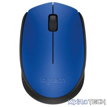 Logitech M171 Wireless Mouse Blue and Black 910-004640