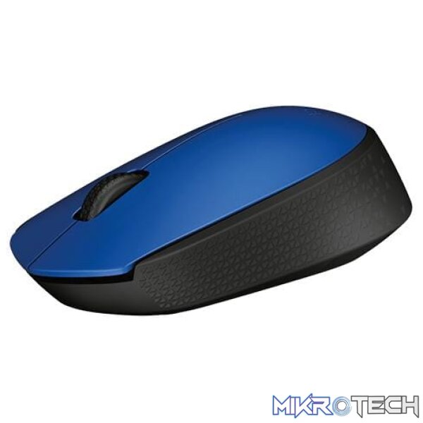 Logitech M171 Wireless Mouse Blue and Black 910-004640 - Image 2
