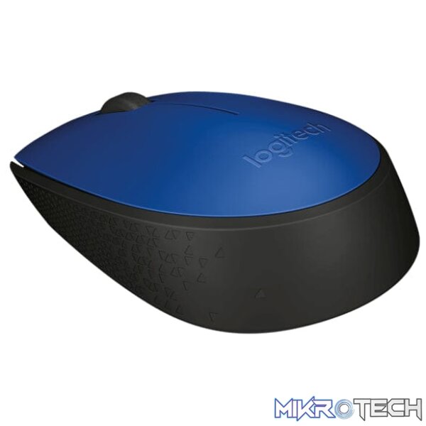 Logitech M171 Wireless Mouse Blue and Black 910-004640 - Image 4