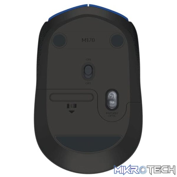 Logitech M171 Wireless Mouse Blue and Black 910-004640 - Image 6
