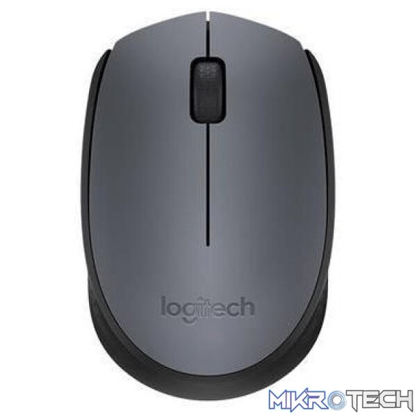 910-004642-mice-20697650593956 Logitech M170 Ambidextrous Wireless Mouse Grey 910-004642 - Image 1