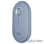Logitech Pebble M350 Wireless Ambidextrous Mouse - Blue Grey 910-005719 - Image 3
