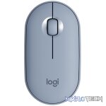 Logitech Pebble M350 Wireless Ambidextrous Mouse - Blue Grey 910-005719