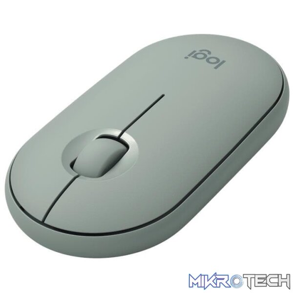 Logitech Pebble M350 Wireless Ambidextrous Mouse - Eucalyptus 910-005720 - Image 2