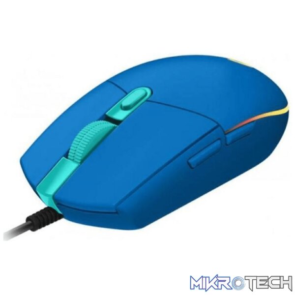 910-005801-mice-43145683402916 Logitech G203 Lightsync Gaming Mouse Blue 910-005801 - Image 1