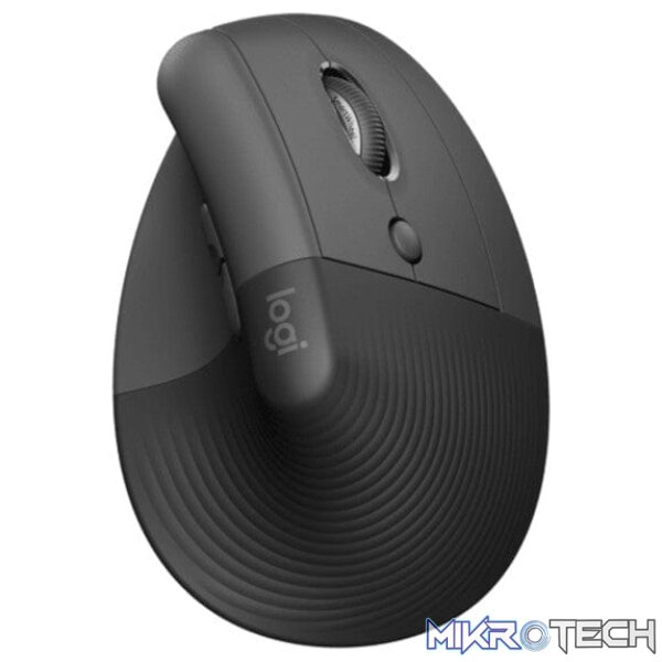 Logitech Lift Vertical Ergonomic Mouse Graphite 910-006473 Logitech Lift Vertical Ergonomic Mouse Graphite 910-006473