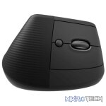 Logitech Lift Vertical Ergonomic Mouse Graphite 910-006473 - Image 2