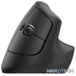 Logitech Lift Vertical Ergonomic Mouse Graphite 910-006473 - Image 3