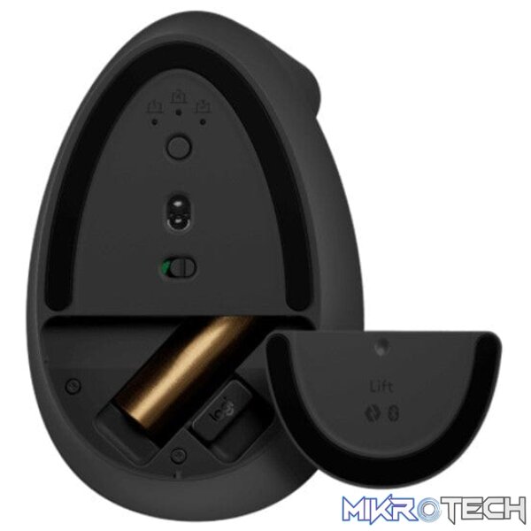 Logitech Lift Vertical Ergonomic Mouse Graphite 910-006473 - Image 5
