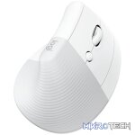 Logitech Lift Vertical Ergonomic Mouse Off-White 910-006475 - Image 3