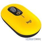 Logitech POP Mouse Yellow 910-006546 - Image 2